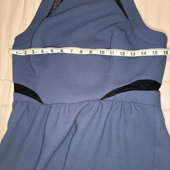 BCBGeneration Navy Halter Fit & Flair Dress - Picture 7 of 8